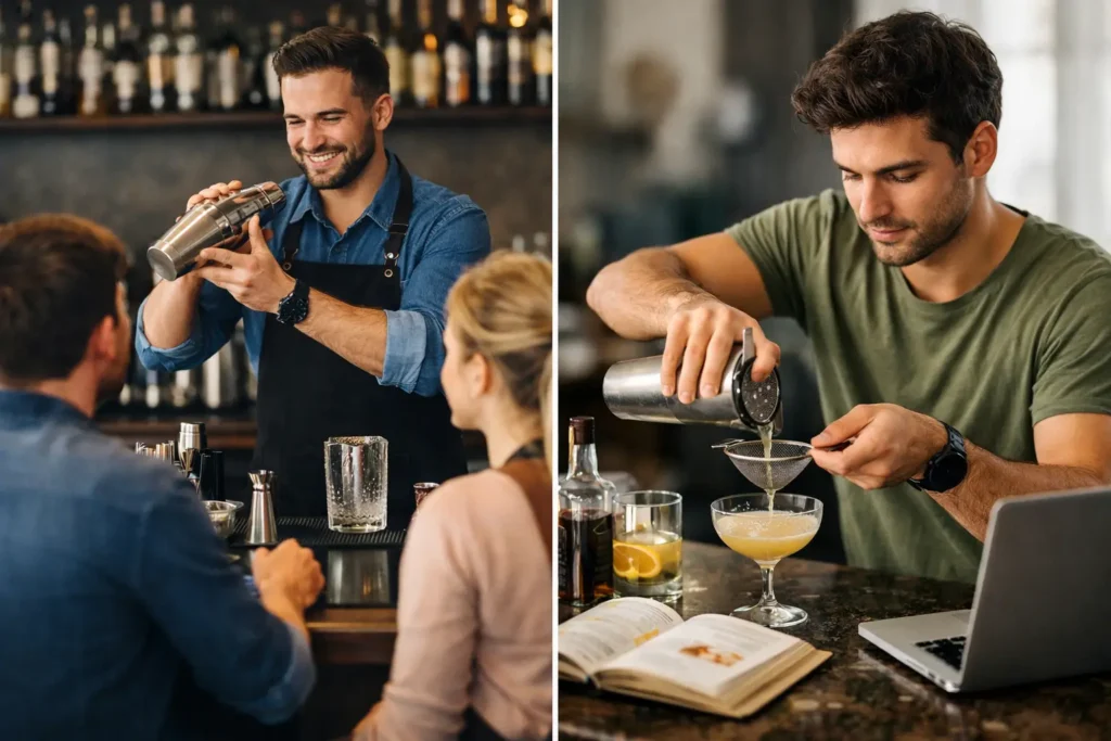 Bartending School vs Self Teaching for New Bartenders