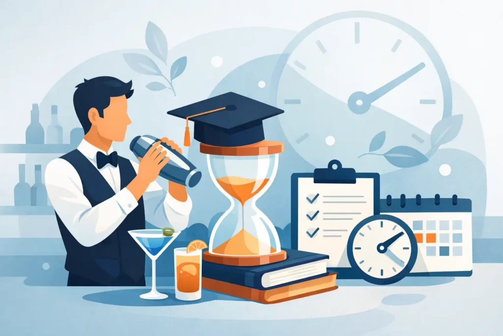 How Long Is Bartending School Really?