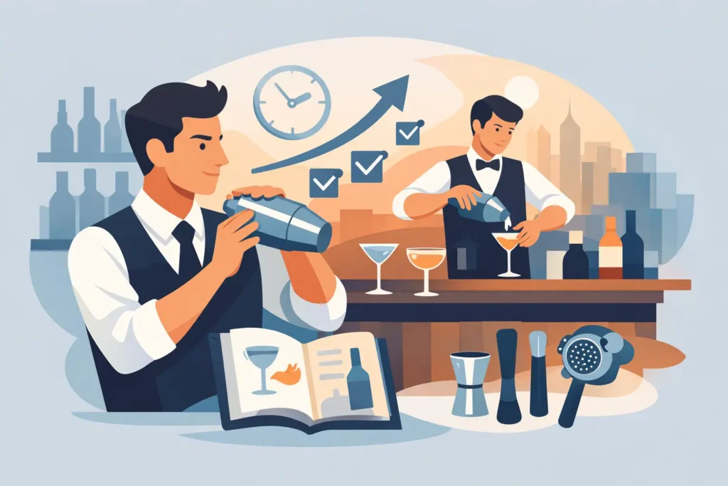 How to Become a Cocktail Bartender Fast