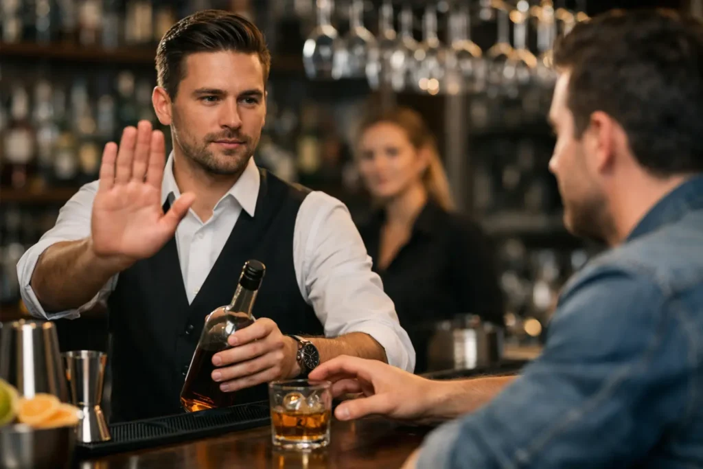 Alcohol Refusal Scenario: How Bartenders Respond